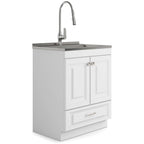 Lawrence All-In-One 28 inch Laundry Utility Sink and Cabinet