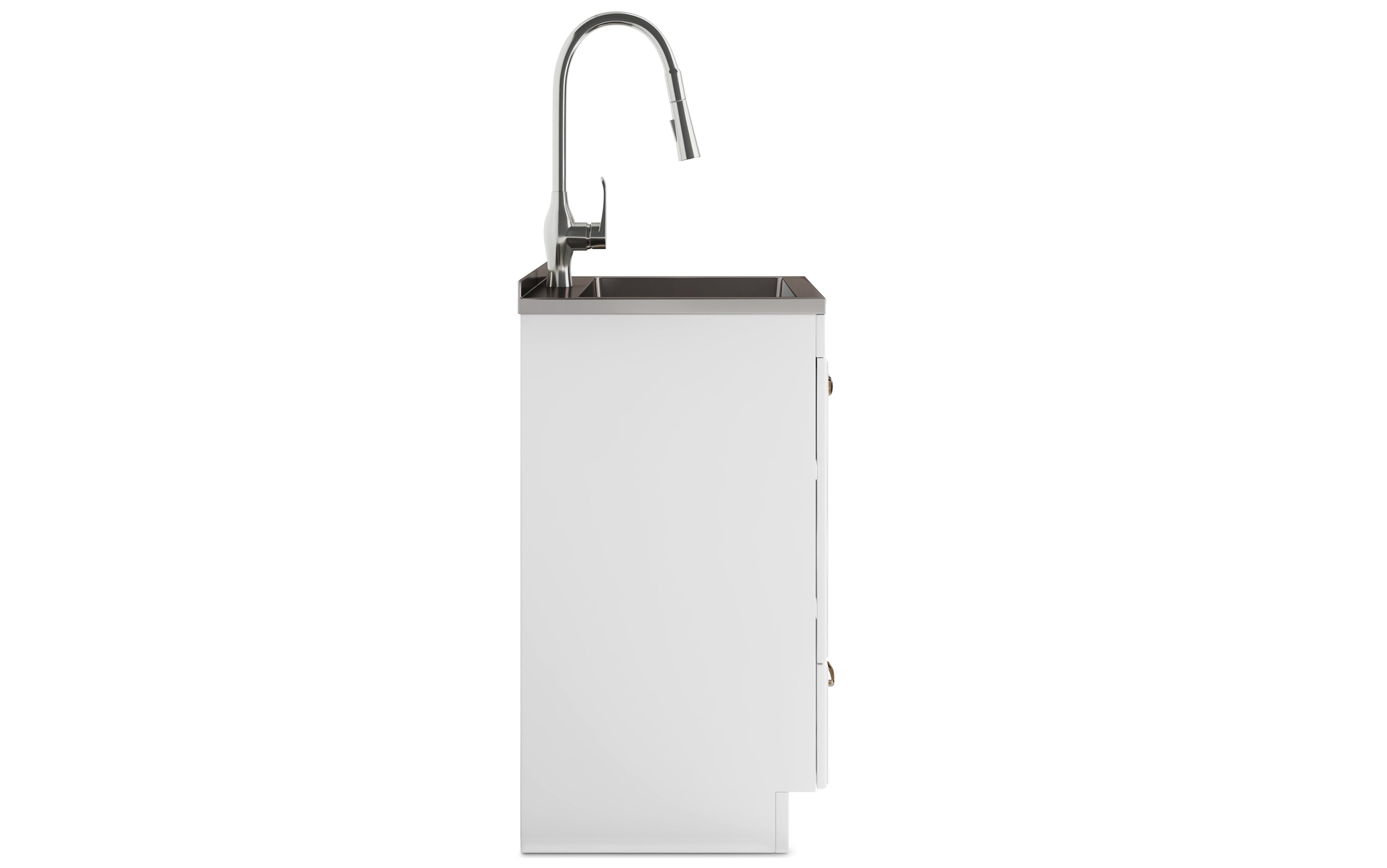 Lawrence All-In-One 28 inch Laundry Utility Sink and Cabinet