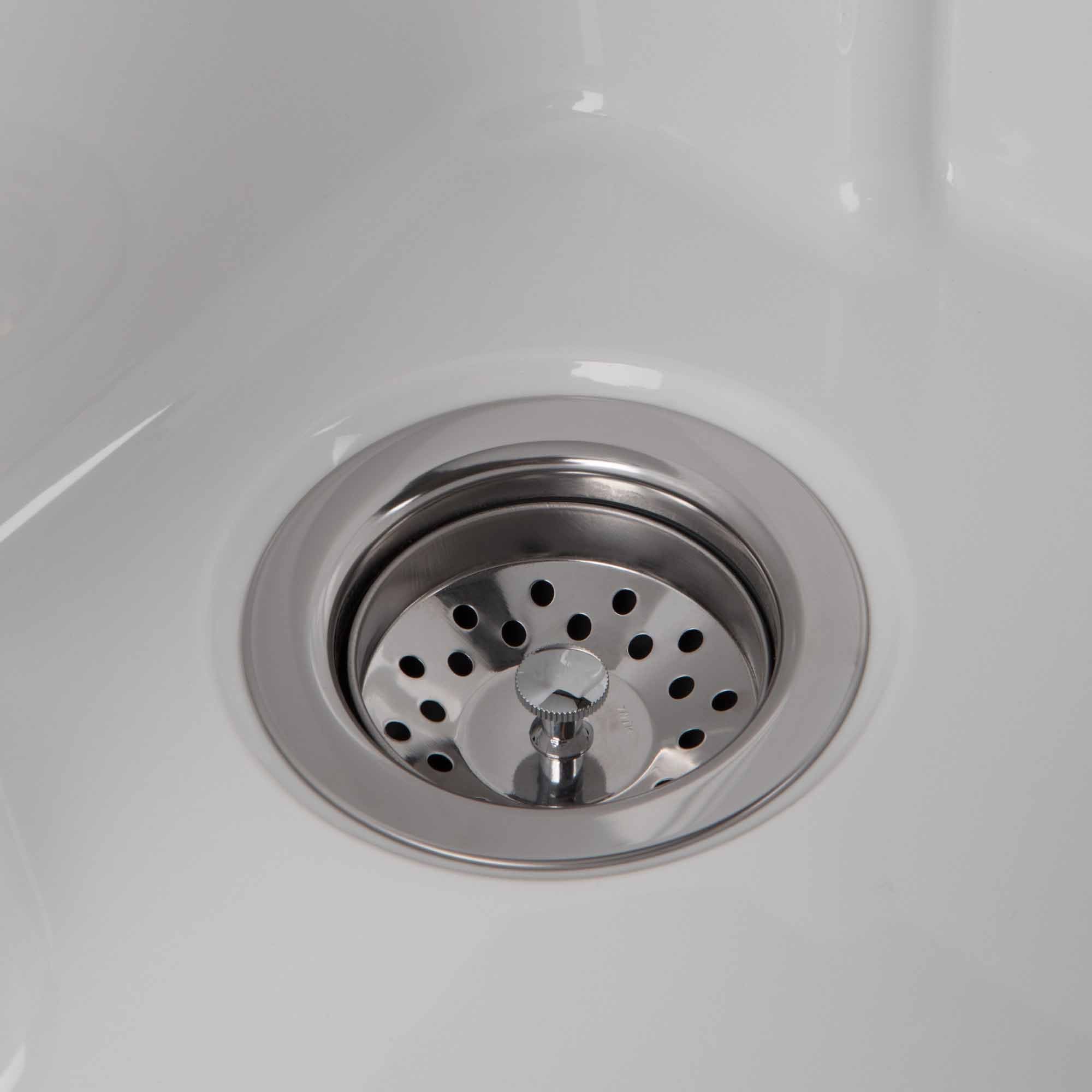 Maile All-In-One 28 inch Laundry Utility Sink and Cabinet with ABS Sink