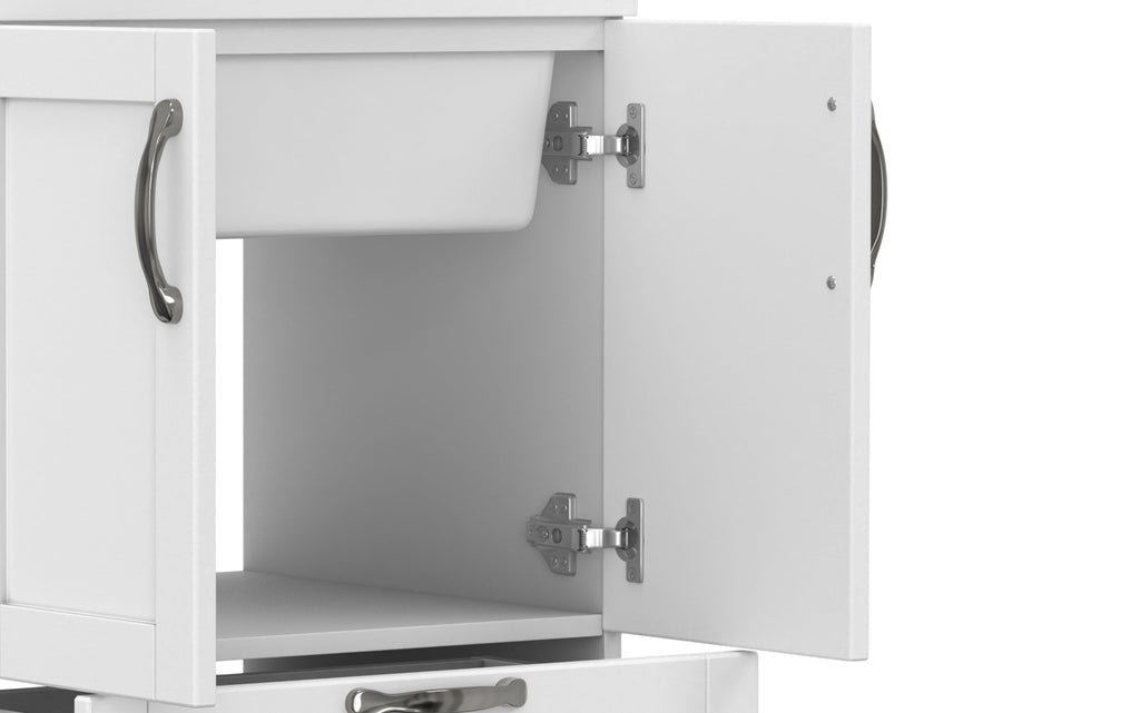 Maile All-In-One 24-inch Laundry Utility Sink and Cabinet with ABS Sink