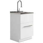Metro All-In-One 24 inch Laundry Utility Sink and Cabinet