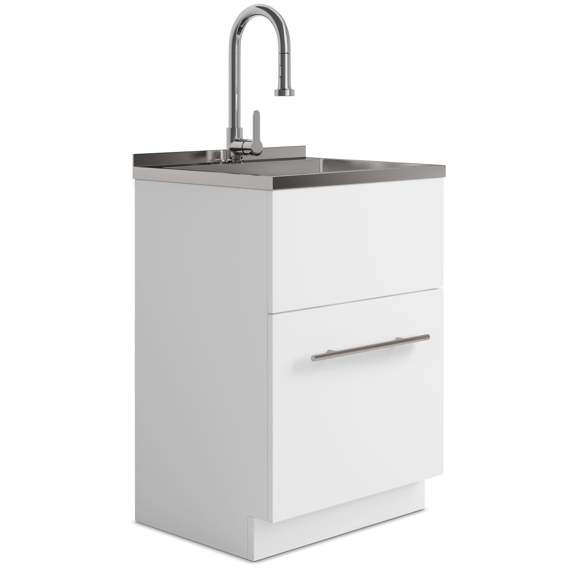 Metro All-In-One 24 inch Laundry Utility Sink and Cabinet