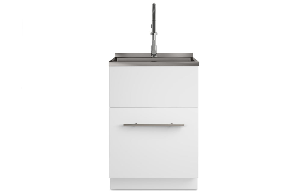 Metro All-In-One 24 inch Laundry Utility Sink and Cabinet
