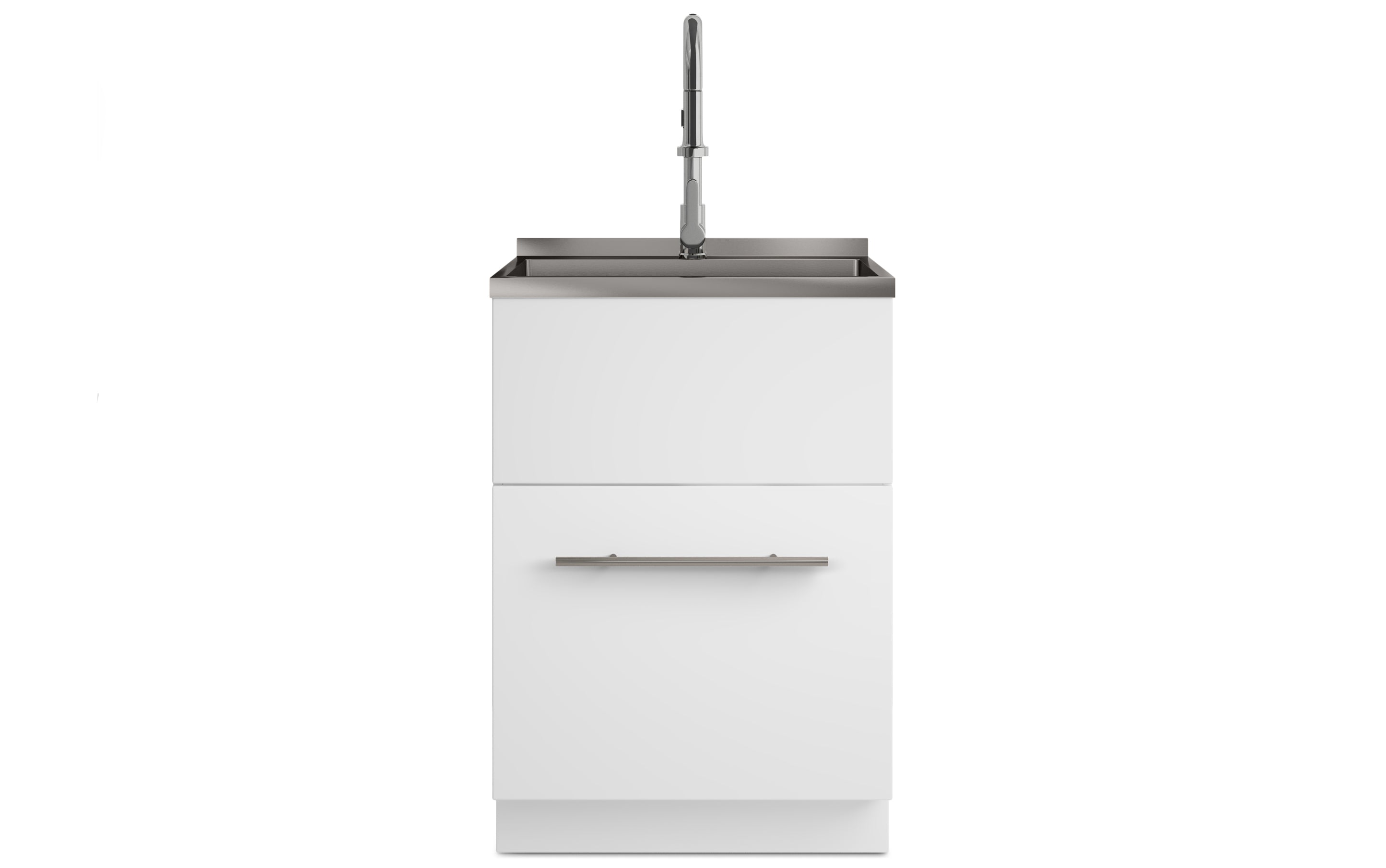 Metro All-In-One 24 inch Laundry Utility Sink and Cabinet