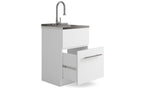 Metro All-In-One 24 inch Laundry Utility Sink and Cabinet