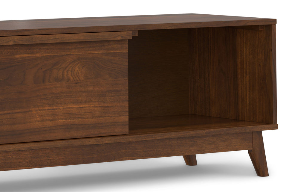 Lennon 72 inch Low TV Stand in Walnut