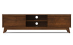 Lennon 72 inch Low TV Stand in Walnut