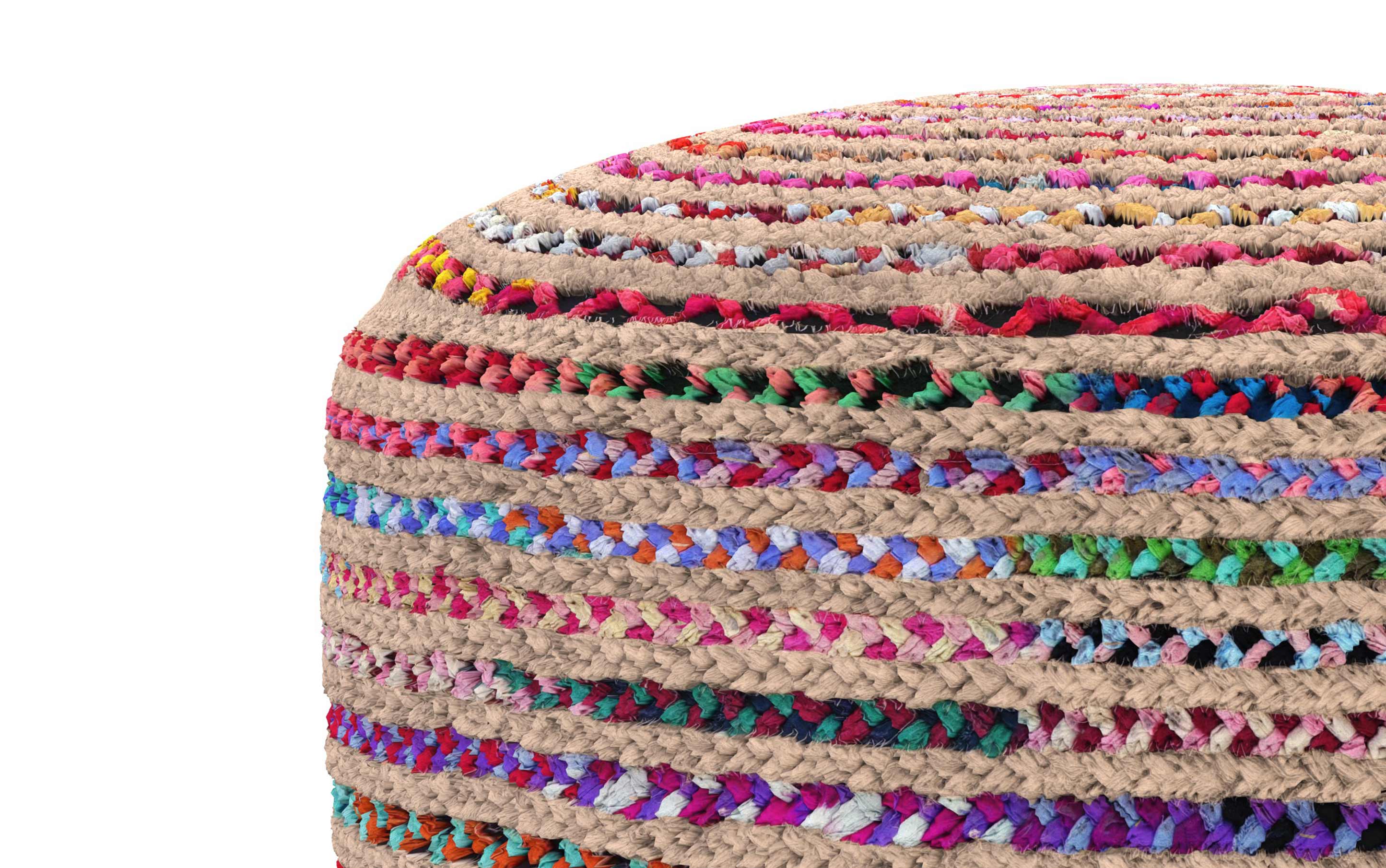 Margo Large Round Pouf