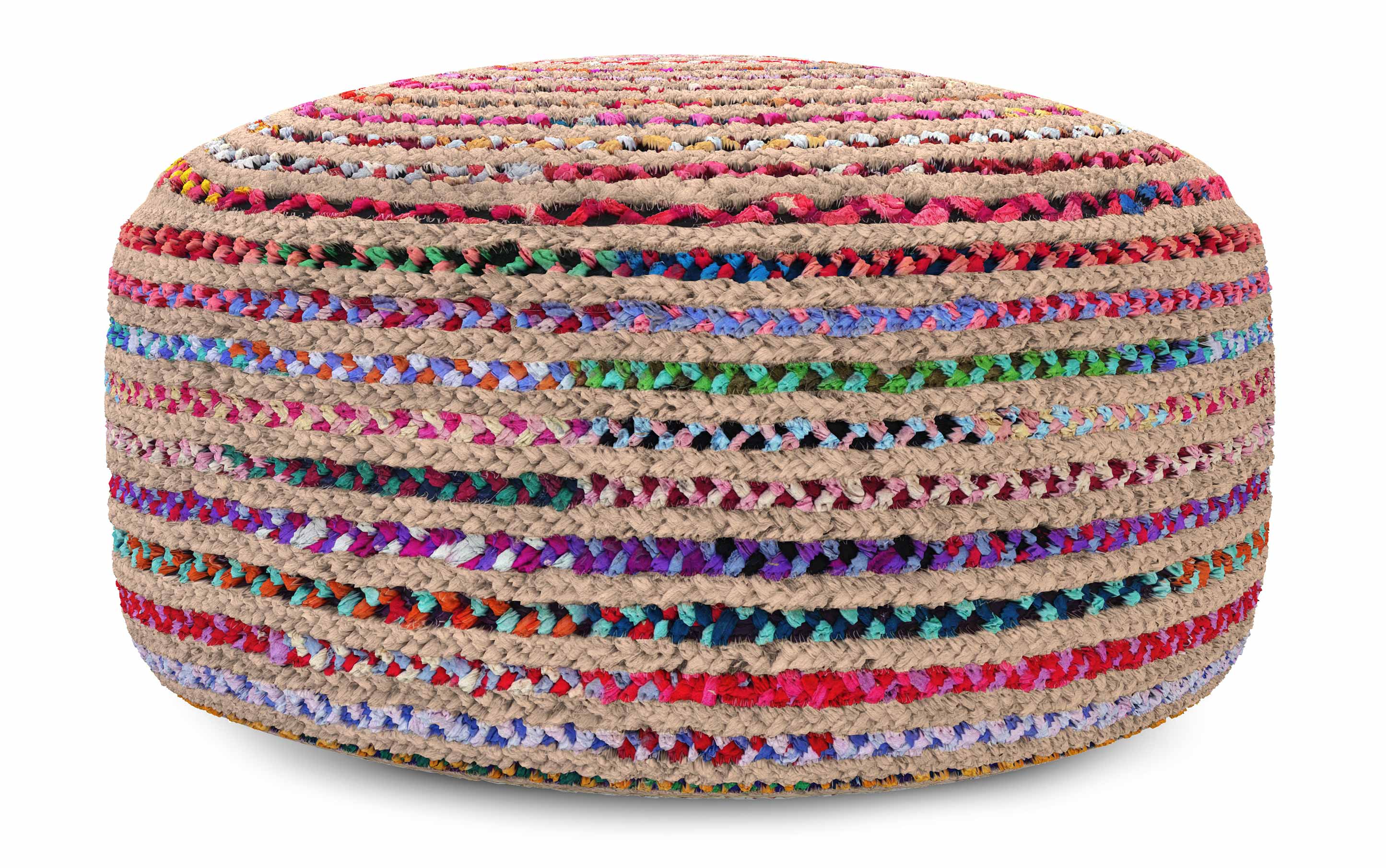 Margo Large Round Pouf