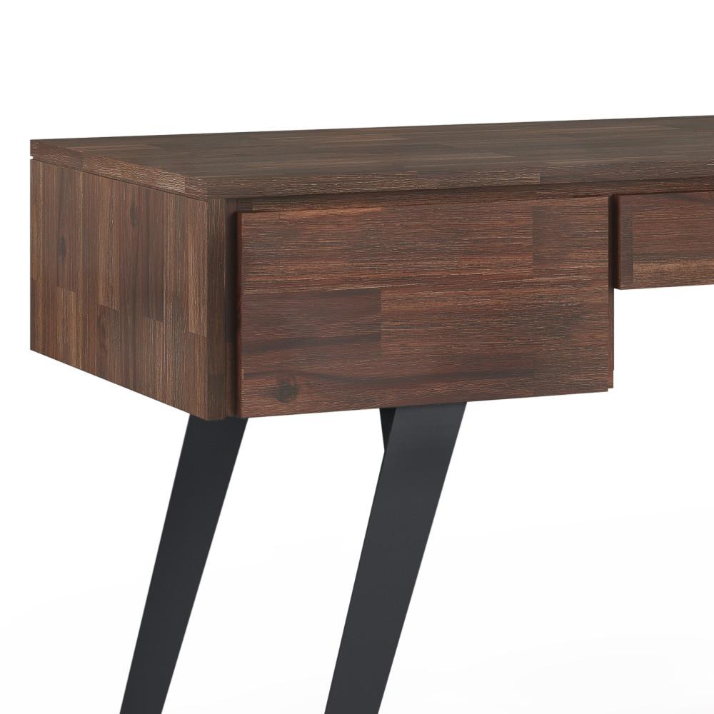 Lowry Desk with Deep Drawers in Acacia