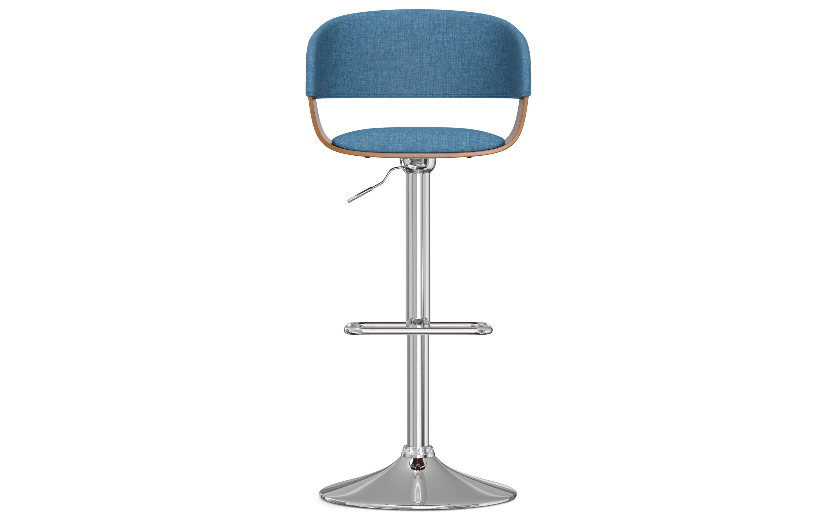 Lowell Bar Stool in Linen Style Fabric