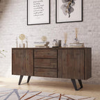 Lowry Sideboard Buffet in Rustic Natural Aged Brown