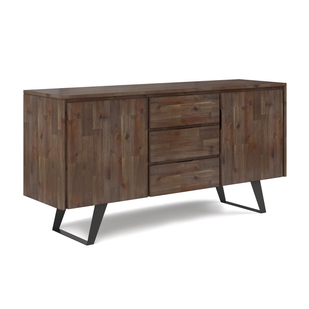 Lowry Sideboard Buffet in Rustic Natural Aged Brown