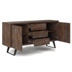 Lowry Sideboard Buffet in Rustic Natural Aged Brown