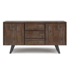 Lowry Sideboard Buffet in Rustic Natural Aged Brown