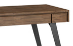 Lowry Small Desk in Rustic Natural Aged Brown