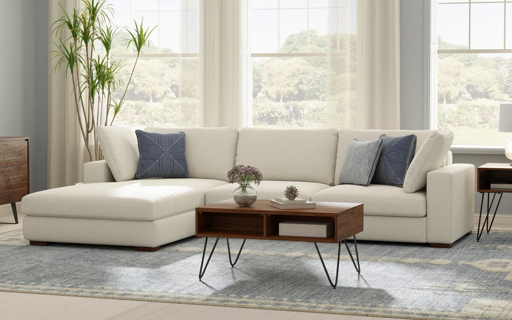 Charlie Deep Seater Left Sectional Sofa