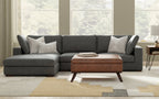 Charlie Deep Seater Left Sectional Sofa