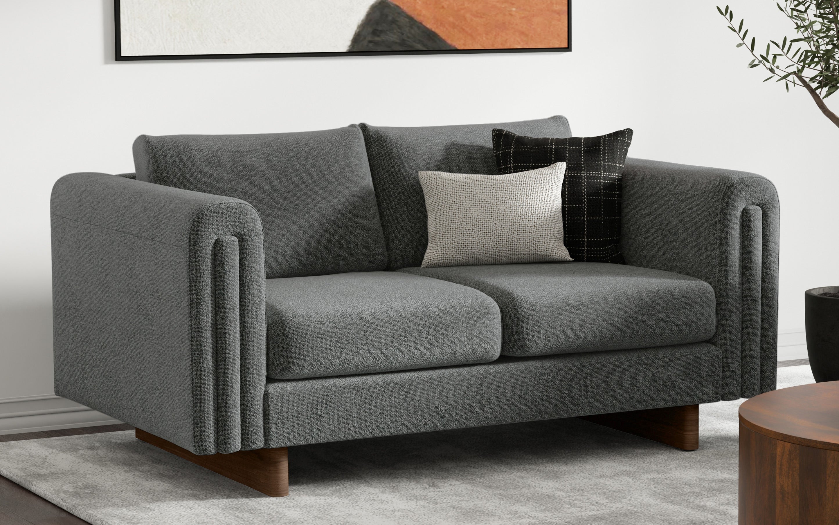 Jones 61 inch Loveseat in Performance Fabric