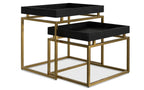 Macy 2 Pc Nesting Table in Mango