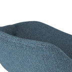 Malden Bentwood Dining Chair in Linen Style Fabric