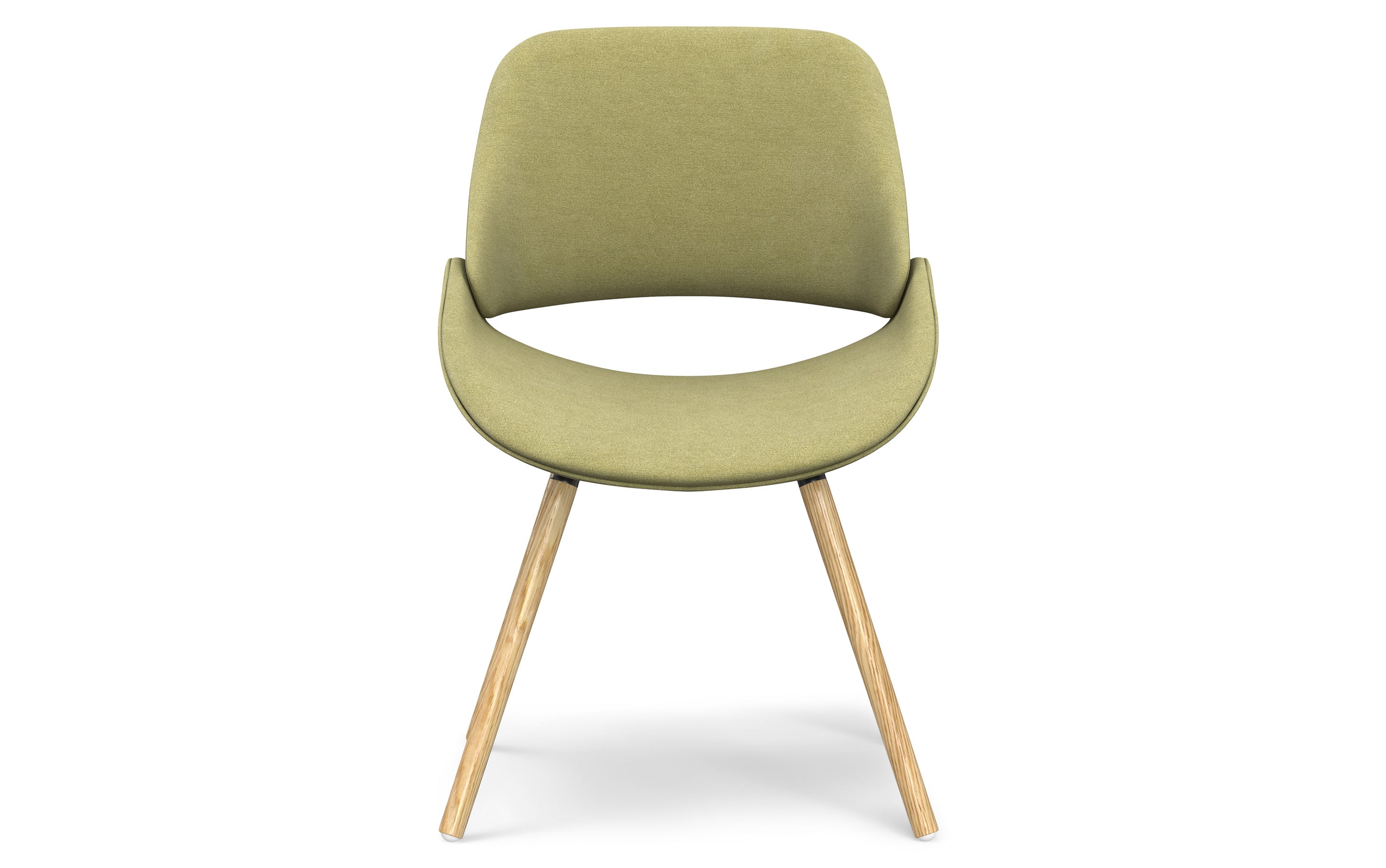 Malden Bentwood Dining Chair in Linen Style Fabric