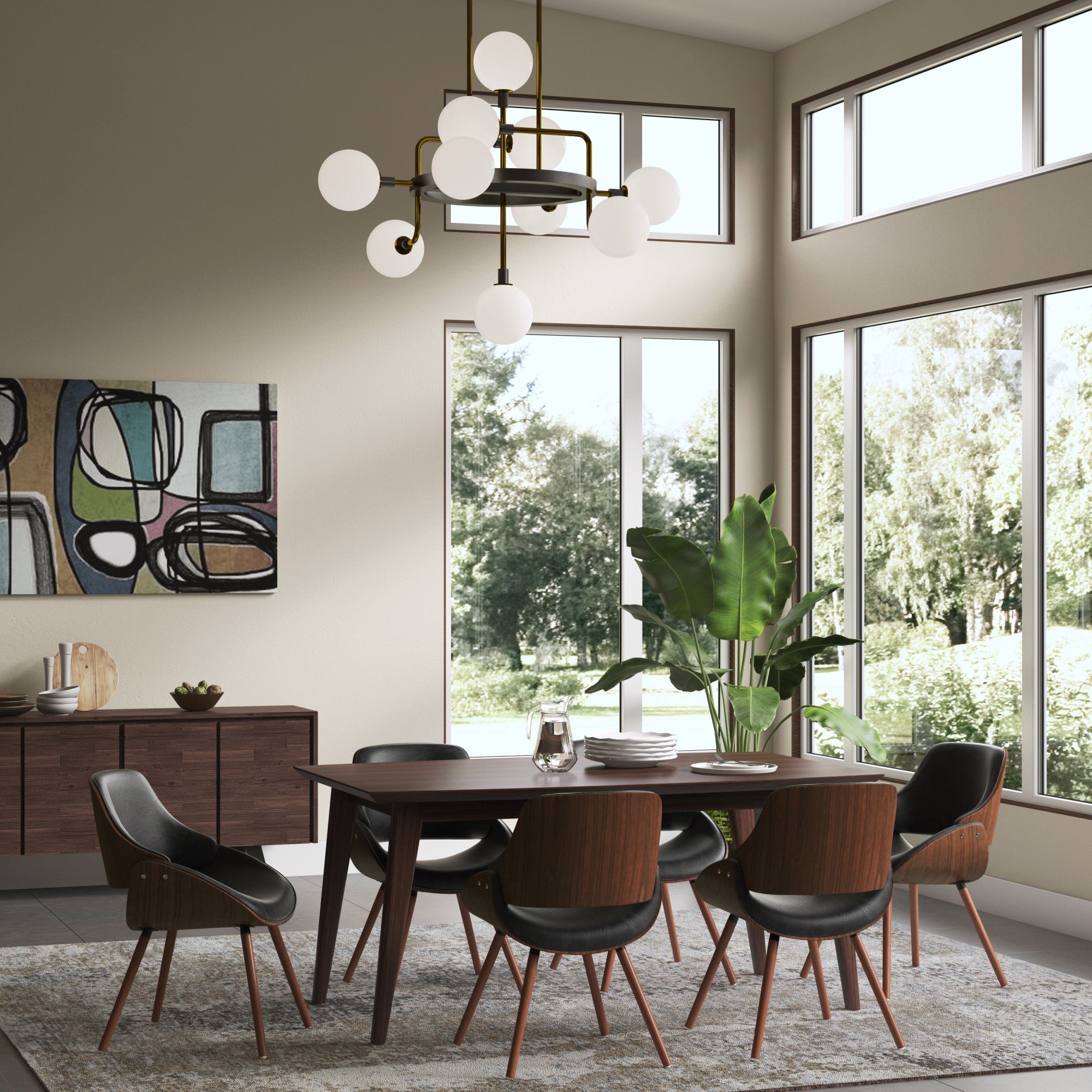 Malden Dining Chair with Wood Back