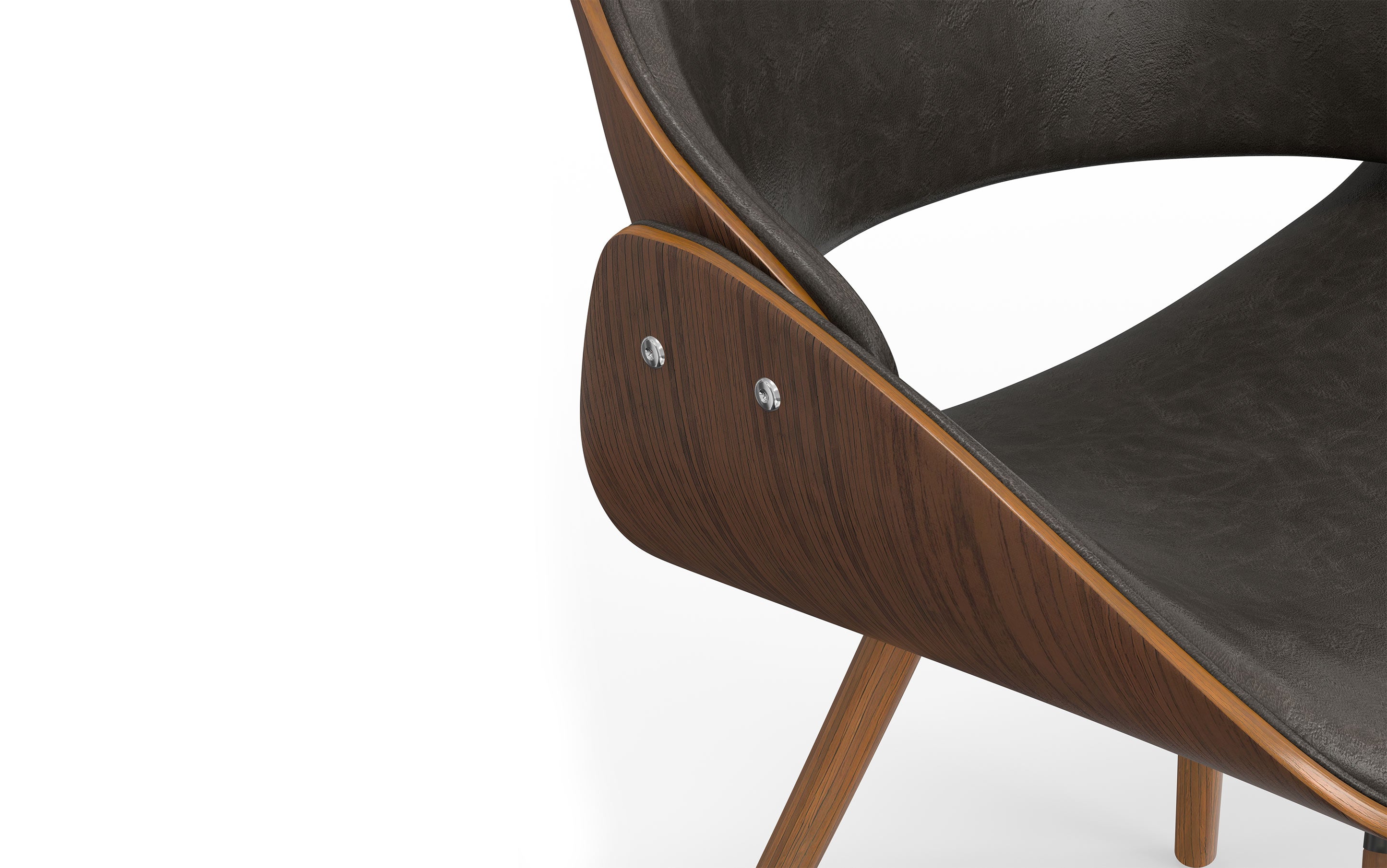 Malden Dining Chair with Wood Back