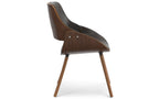 Malden Dining Chair with Wood Back