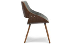 Malden Dining Chair with Wood Back