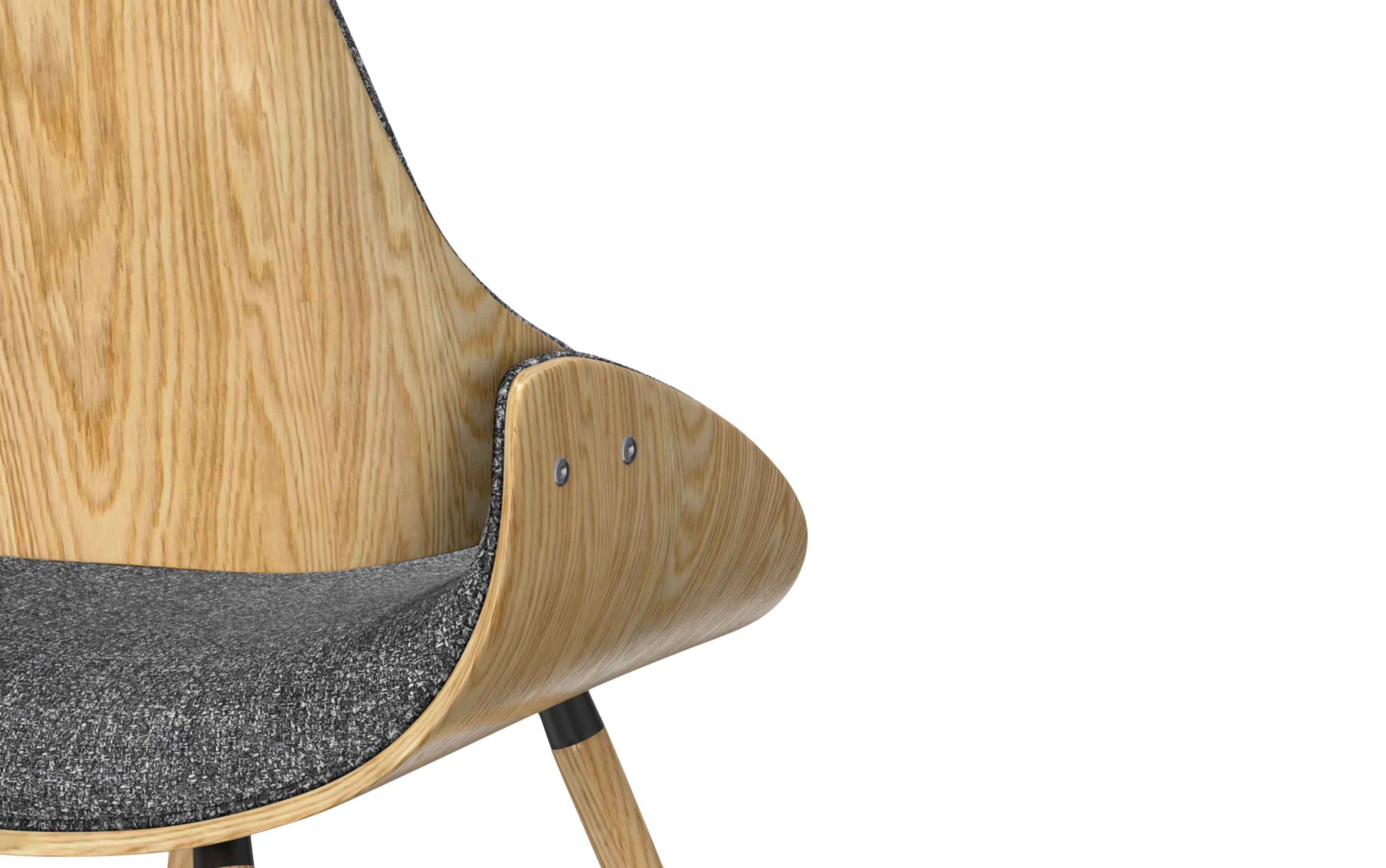 Malden Dining Chair with Wood Back