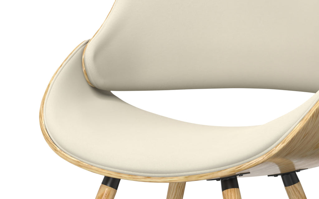 Malden Dining Chair with Wood Back