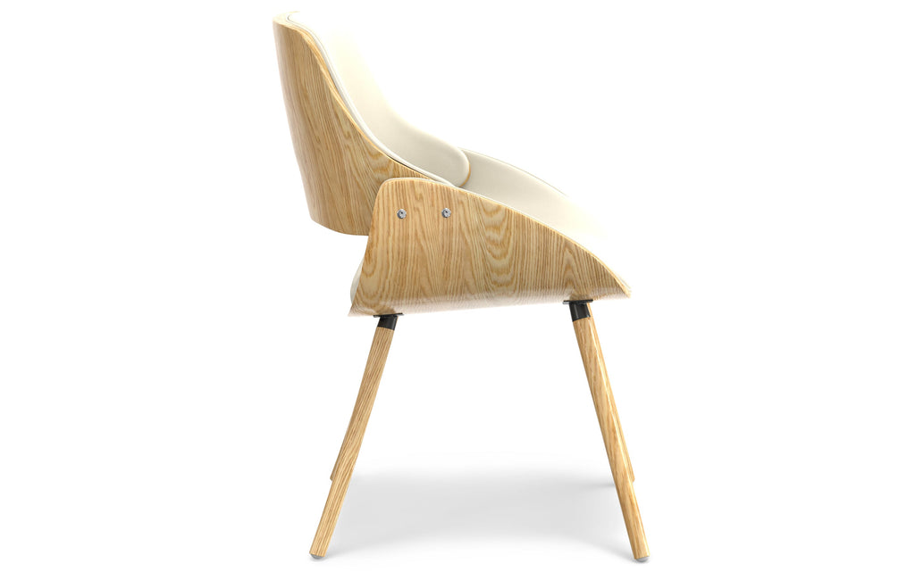 Malden Dining Chair with Wood Back