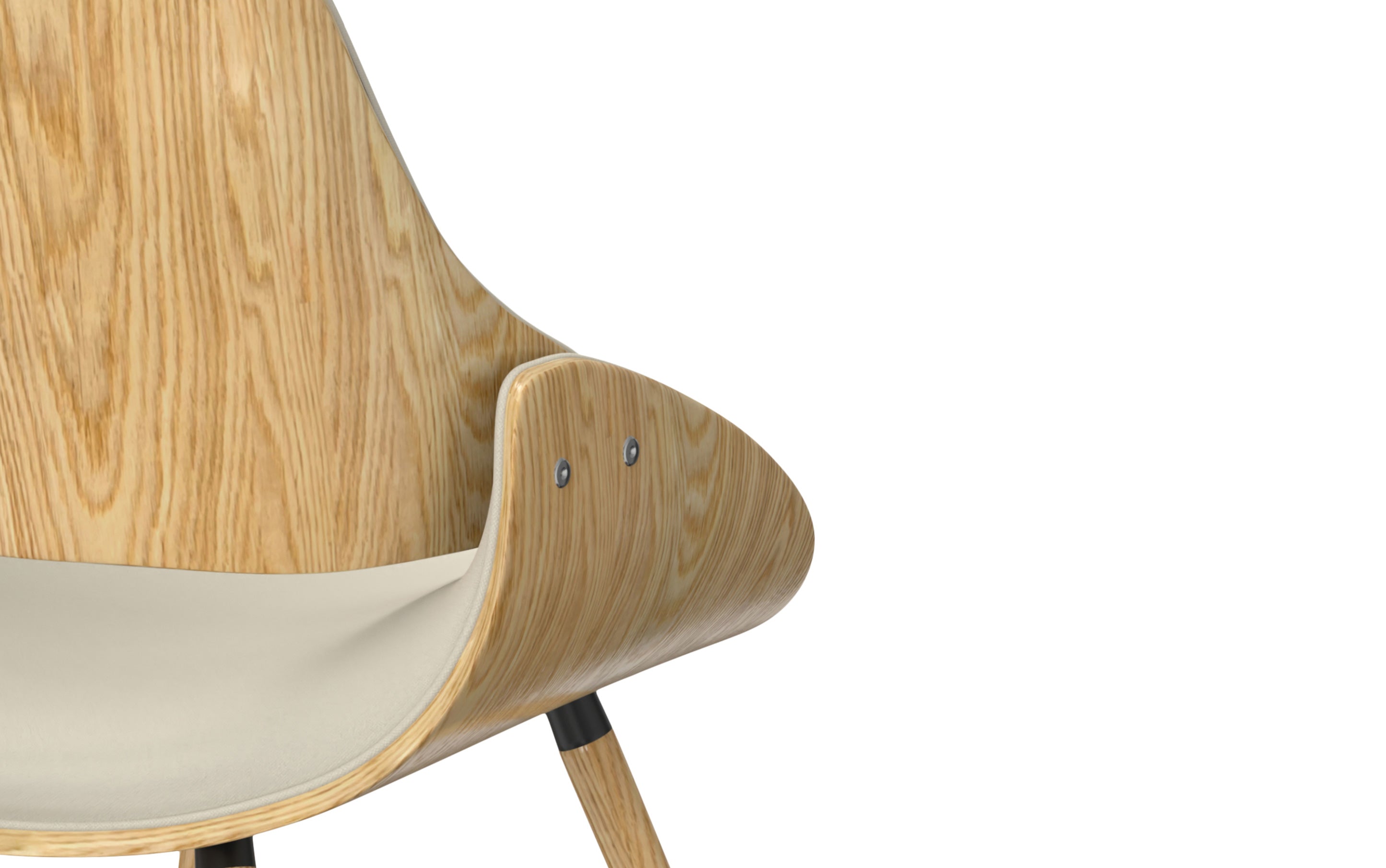 Malden Dining Chair with Wood Back