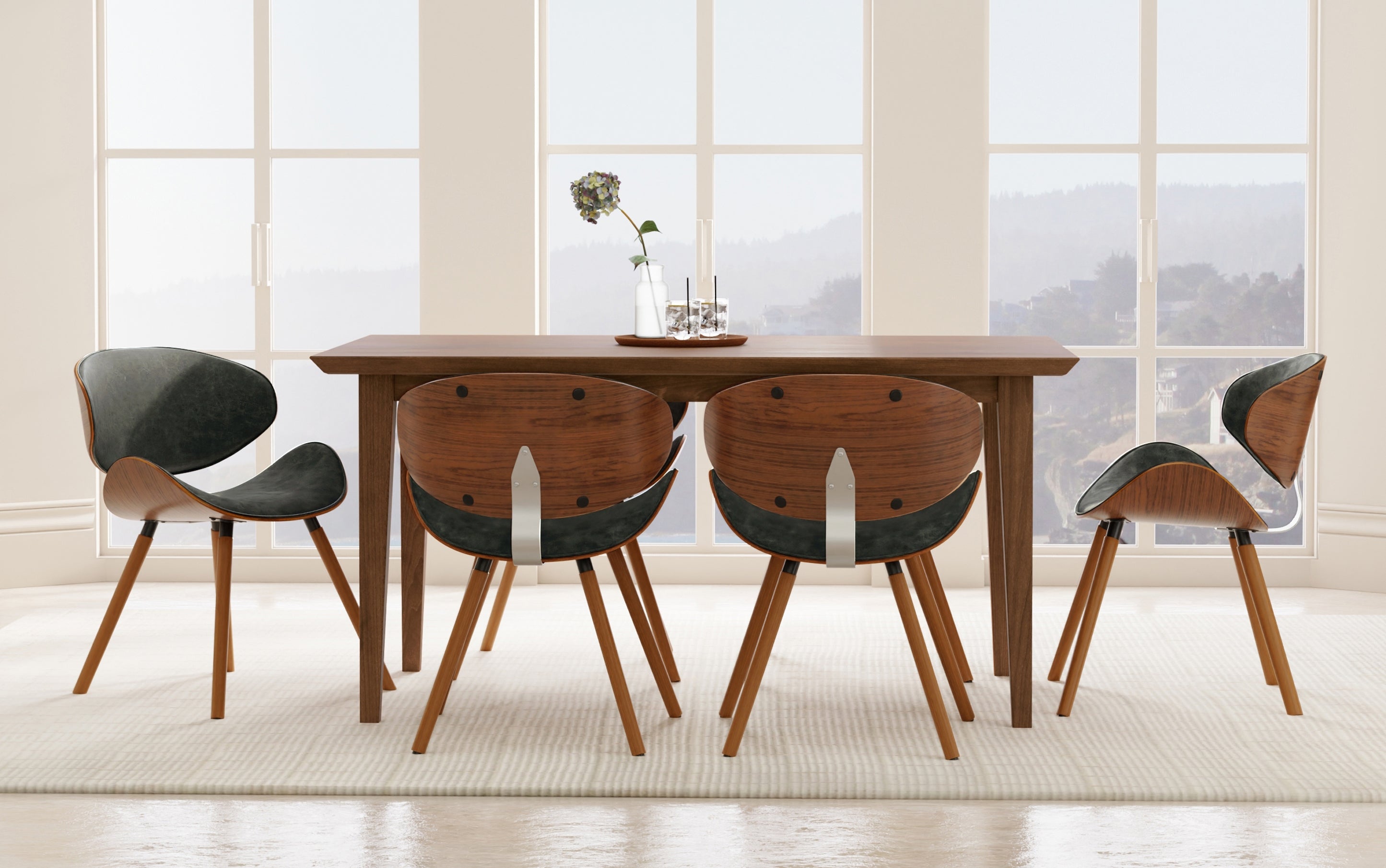 Marana Dining Chair in Distressed Vegan Leather