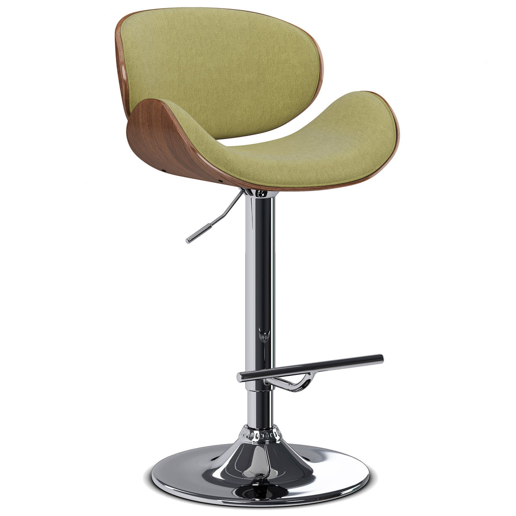 Marana Bentwood Adjustable Swivel Bar Stool