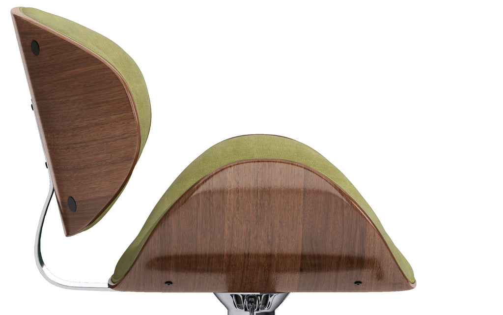 Marana Bentwood Adjustable Swivel Bar Stool