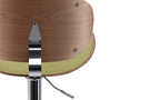 Marana Bentwood Adjustable Swivel Bar Stool