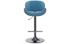 Marana Bentwood Adjustable Swivel Bar Stool