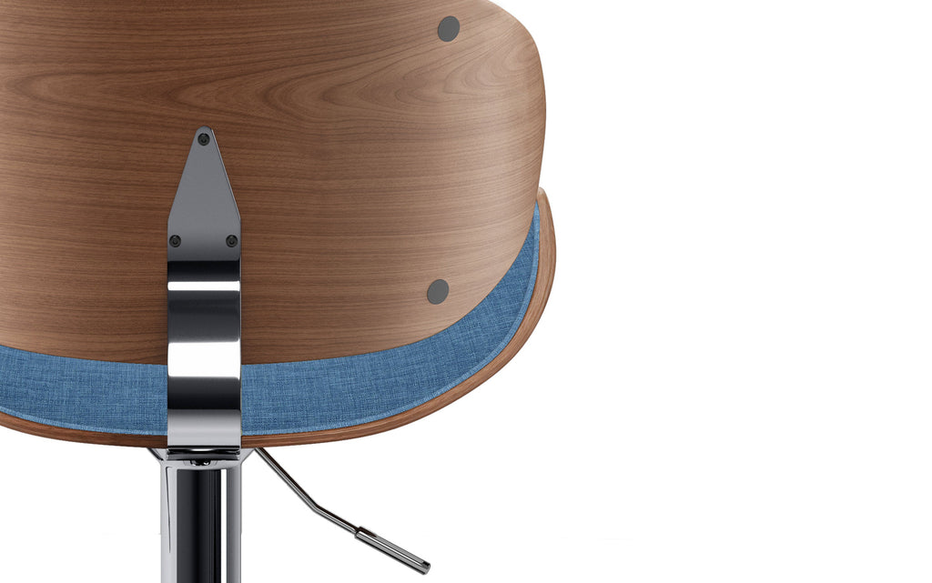 Marana Bentwood Adjustable Swivel Bar Stool