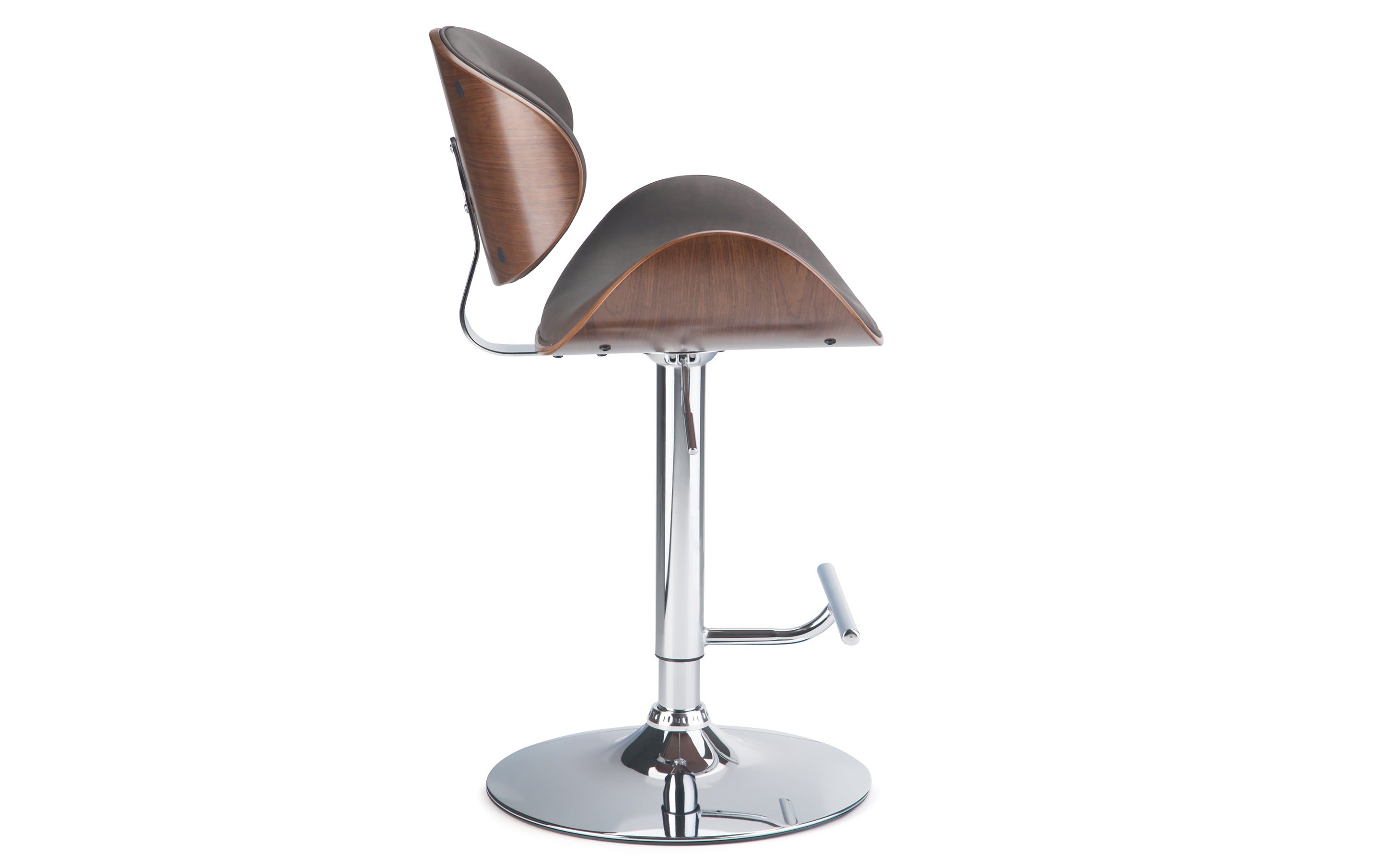 Marana Bentwood Adjustable Swivel Bar Stool