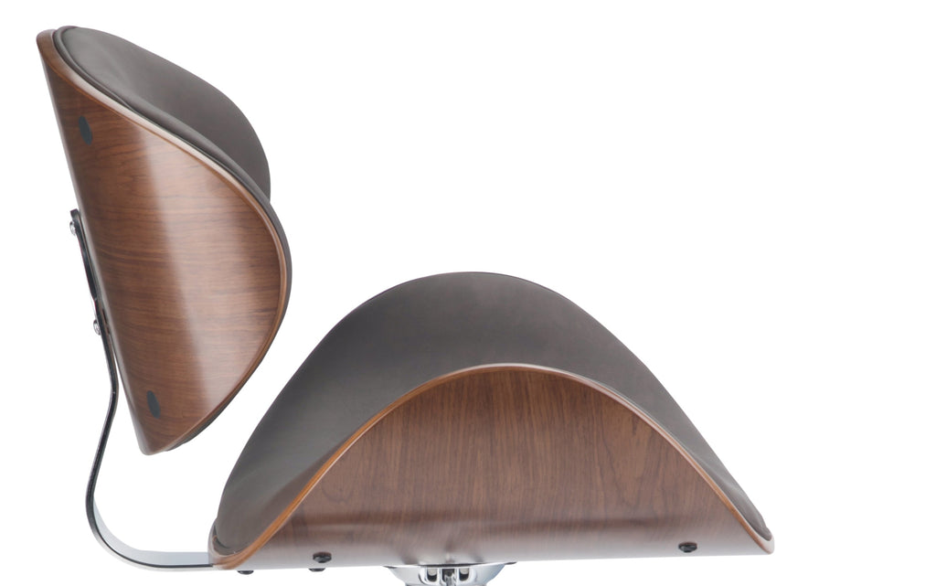 Marana Bentwood Adjustable Swivel Bar Stool