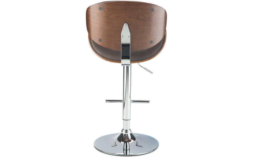 Marana Bentwood Adjustable Swivel Bar Stool