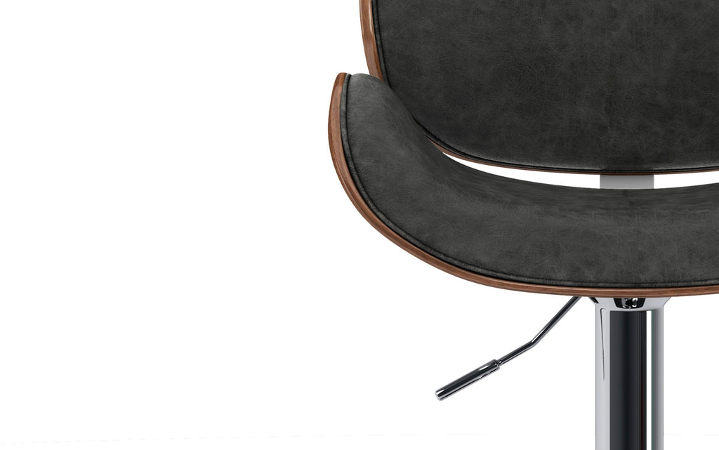 Marana Bentwood Adjustable Swivel Bar Stool