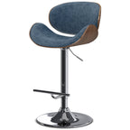 Marana Bentwood Adjustable Swivel Bar Stool