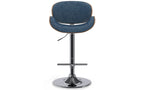 Marana Bentwood Adjustable Swivel Bar Stool
