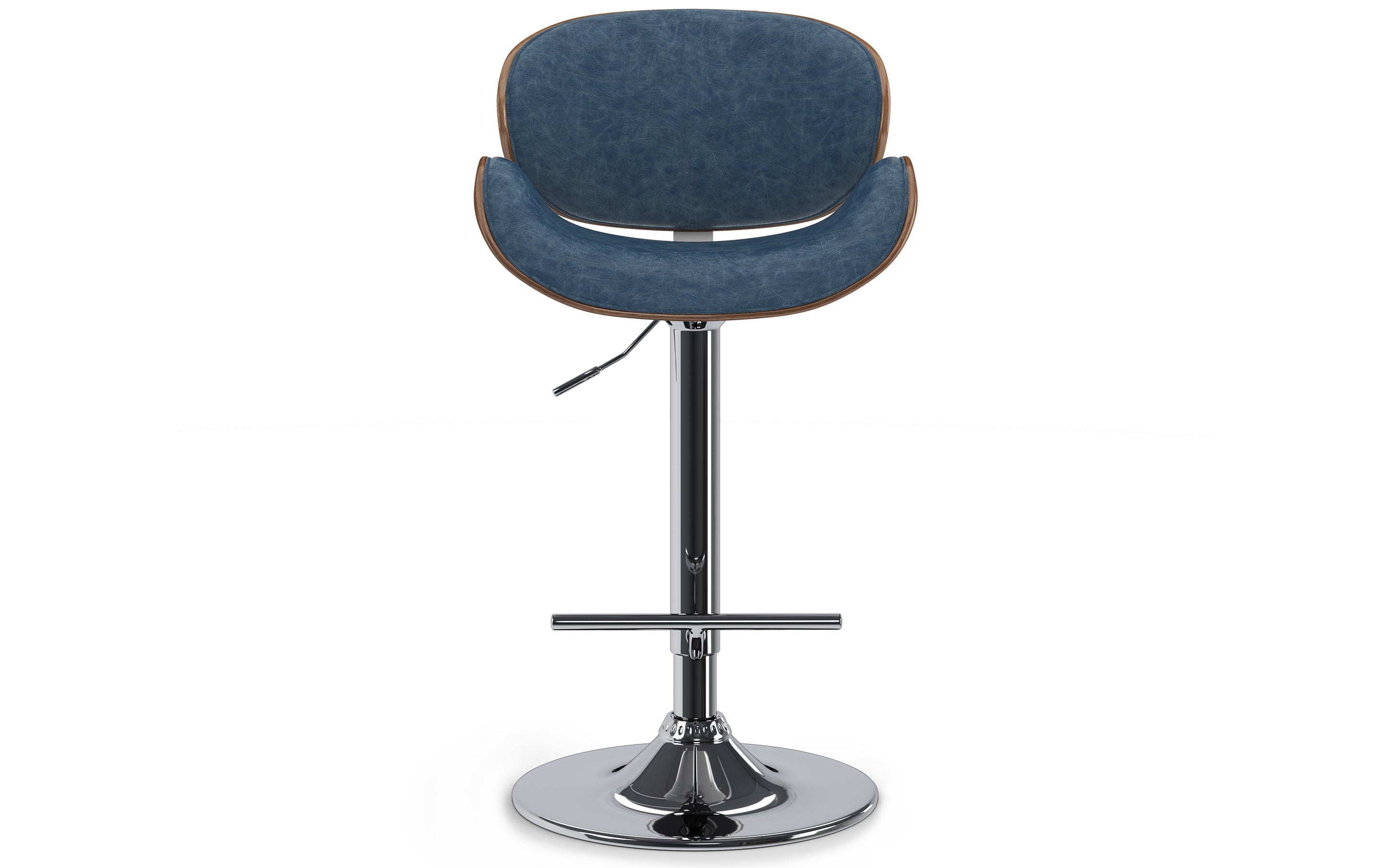 Marana Bentwood Adjustable Swivel Bar Stool