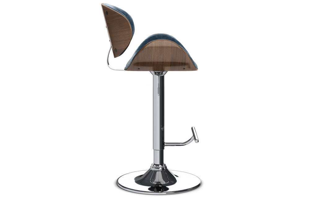 Marana Bentwood Adjustable Swivel Bar Stool