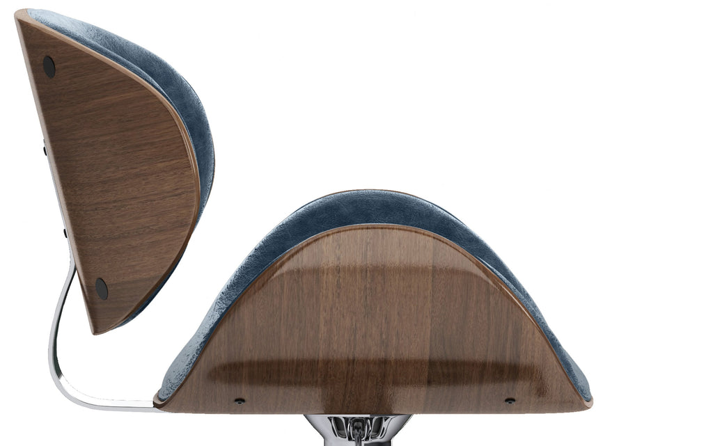 Marana Bentwood Adjustable Swivel Bar Stool