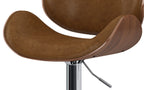 Marana Bentwood Adjustable Swivel Bar Stool